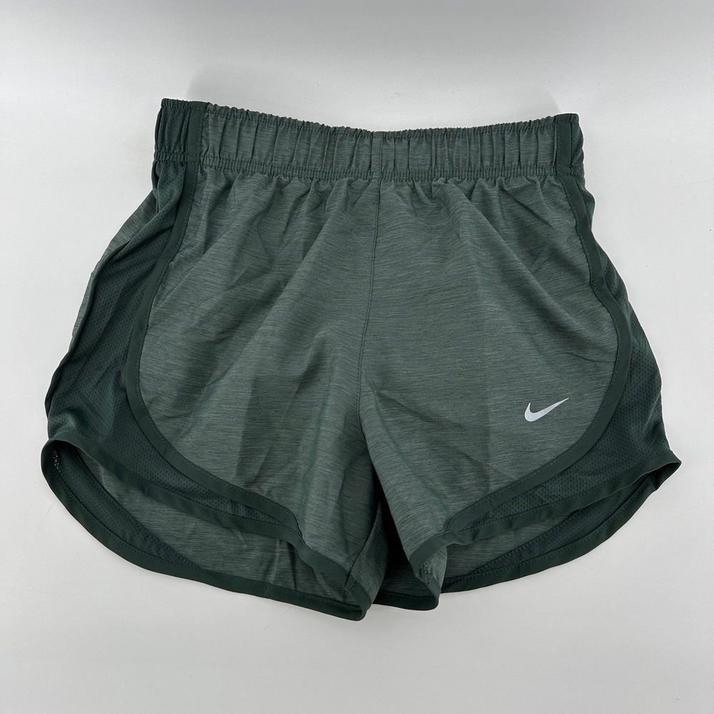 Nike Womens Dri-FIT Tempo Running Shorts Green Heather HM6096-338 XS NWT